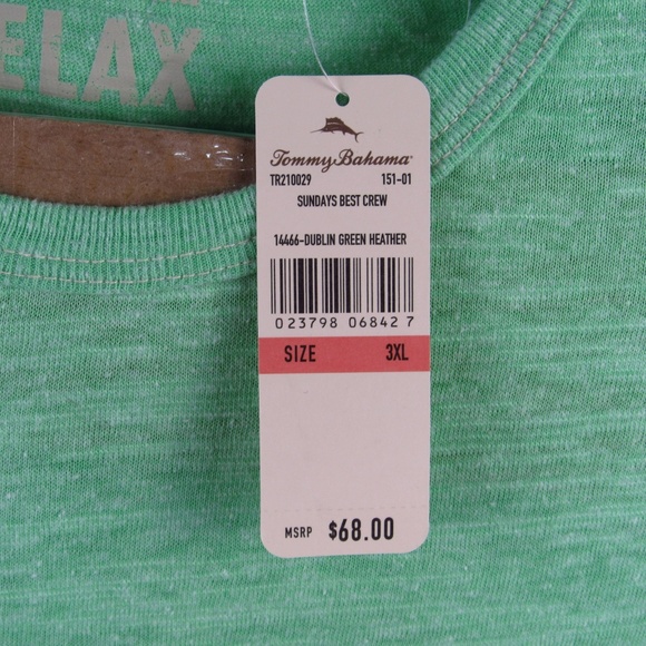 Tommy Bahama Relax Mens Sundays Best Crew T-Shirt - Picture 7 of 7